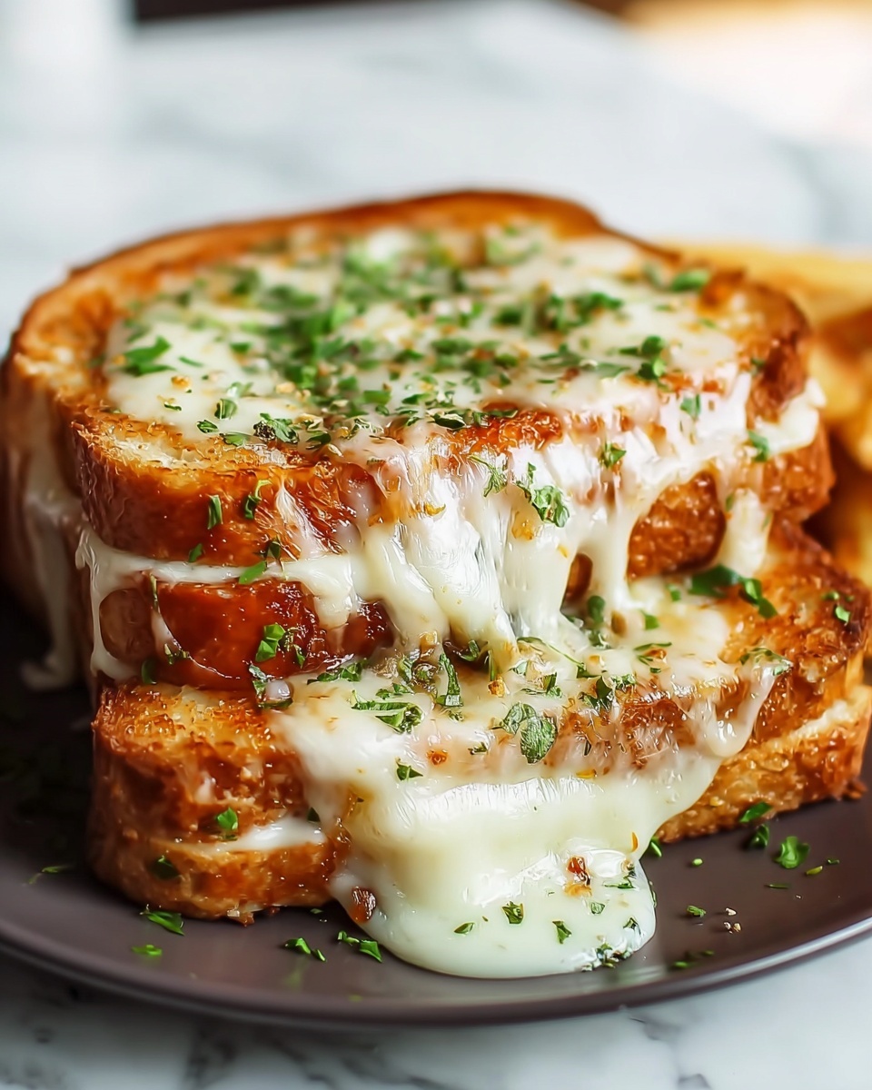Pizza Grilled Cheese Sandwiches Recipe - Recipe Image