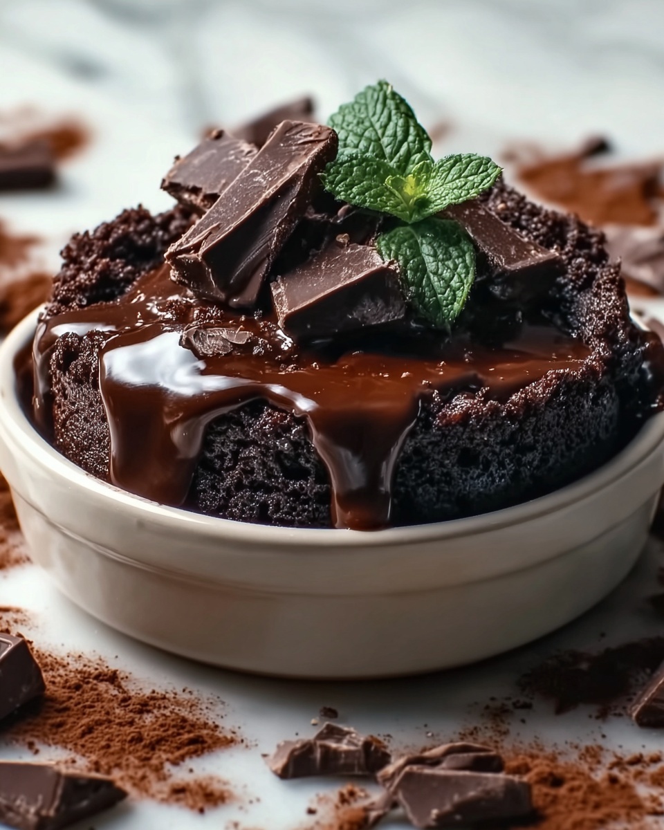 Hot Fudge Chocolate Pudding Cake Recipe - Recipe Image