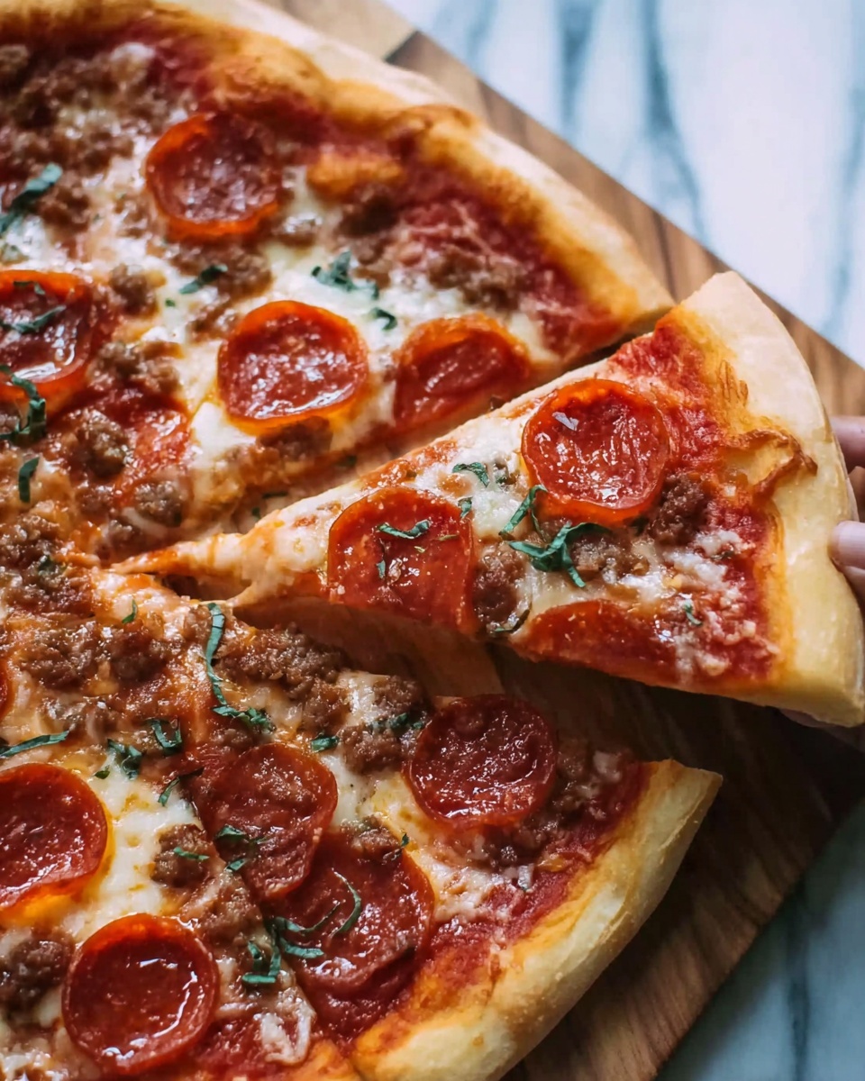 The Pizza Burger Pie Recipe - Recipe Image