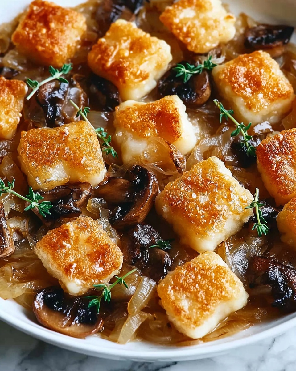 French Onion Mushroom Casserole Recipe - Recipe Image