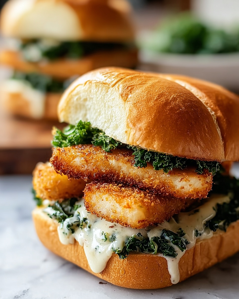 Chicken Cutlet Kale Caesar Sandwich Recipe - Recipe Image