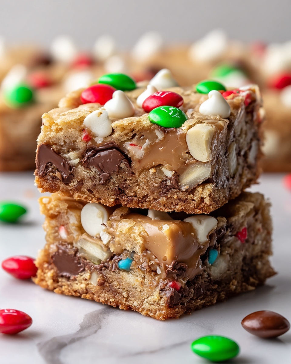 Christmas Cookie Bars Recipe - Recipe Image