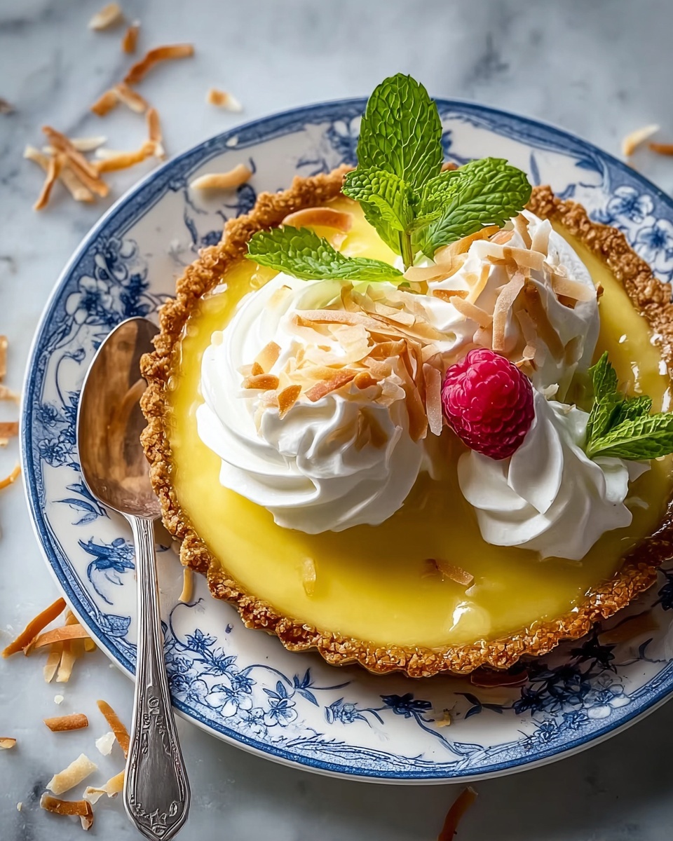 Lemon Sugar Coconut Cream Pie Recipe - Recipe Image