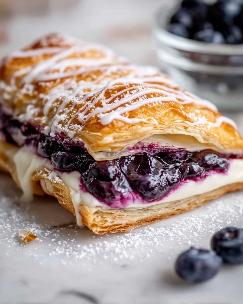 Lemon Blueberry Cheese Danish Recipe - Recipe Image