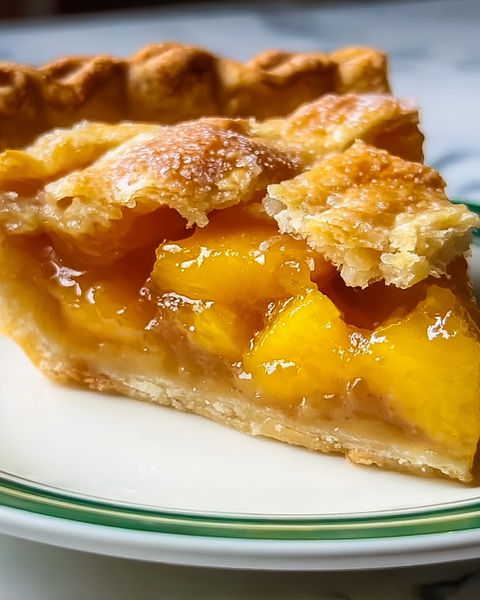 Irresistible Mango Pie : A Luscious Vegan Dessert Recipe - Recipe Image