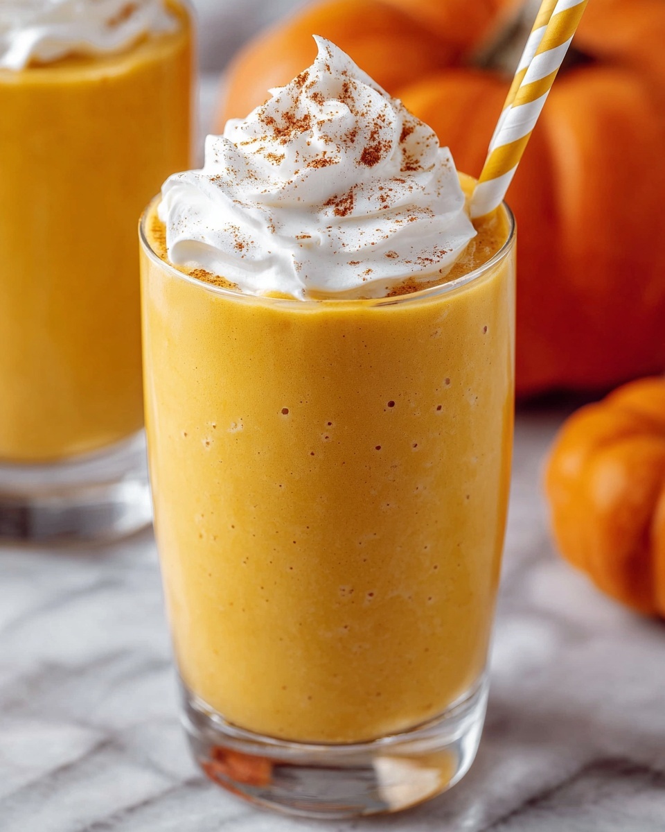 Creamy Pumpkin Smoothie with White Chocolate Hazelnut Spread Recipe - Recipe Image