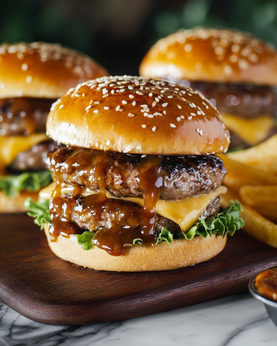 Teriyaki Parmesan Burgers Recipe - Recipe Image