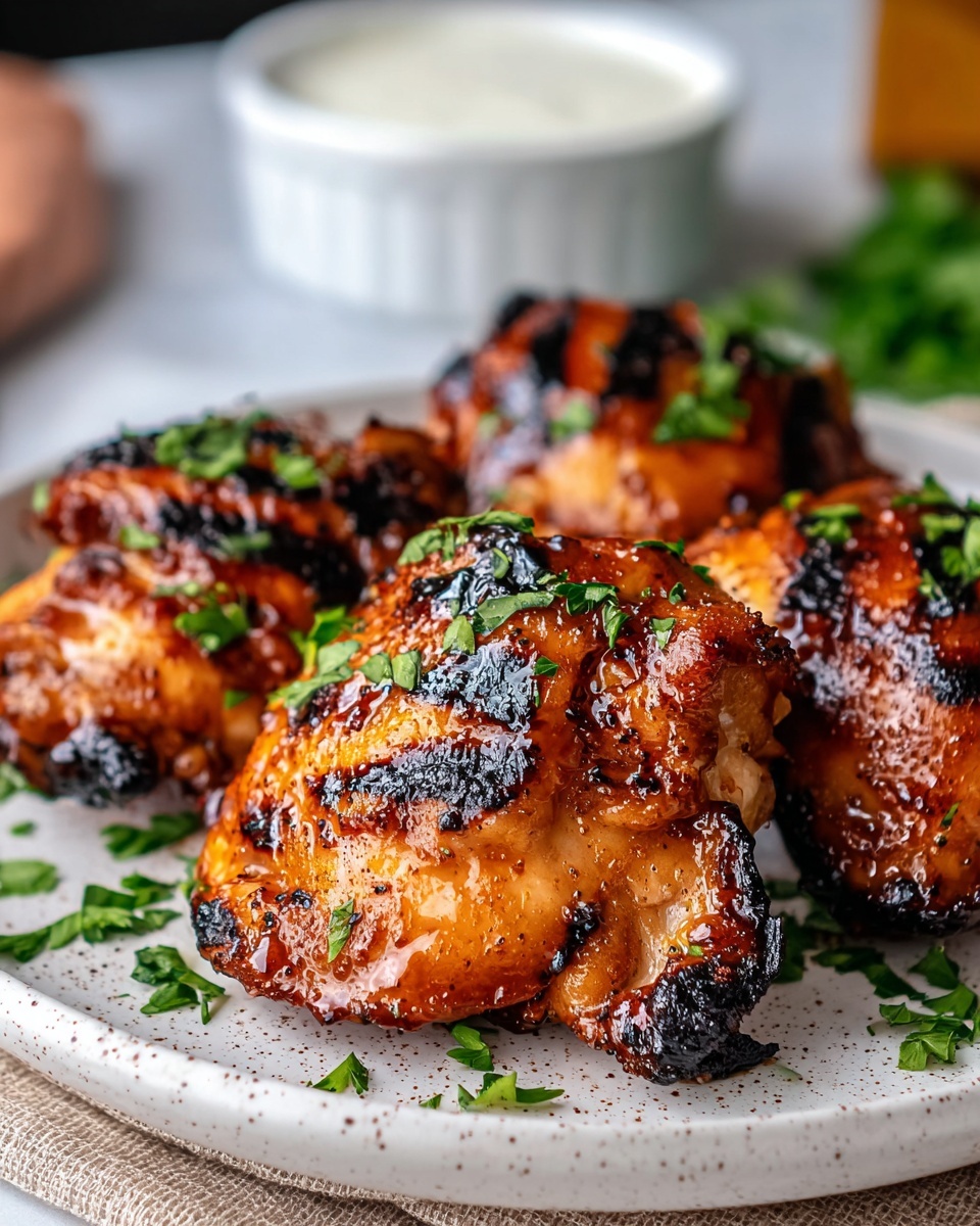 Grilled BBQ Boneless Chicken Thighs Recipe - Recipe Image