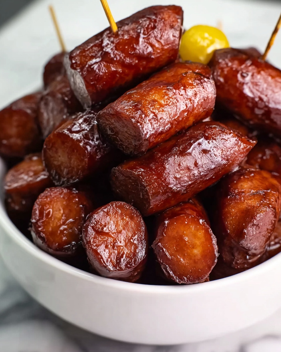 BBQ Smoked Sausage with Charred Peppers and Onions Recipe - Recipe Image