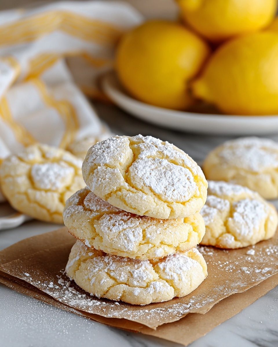 Lemon Cookies From Cake Mix Recipe - Recipe Image