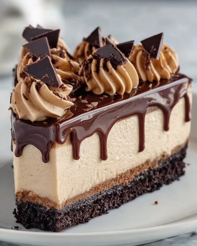 Peanut Butter Chocolate Cheesecake Delight Recipe