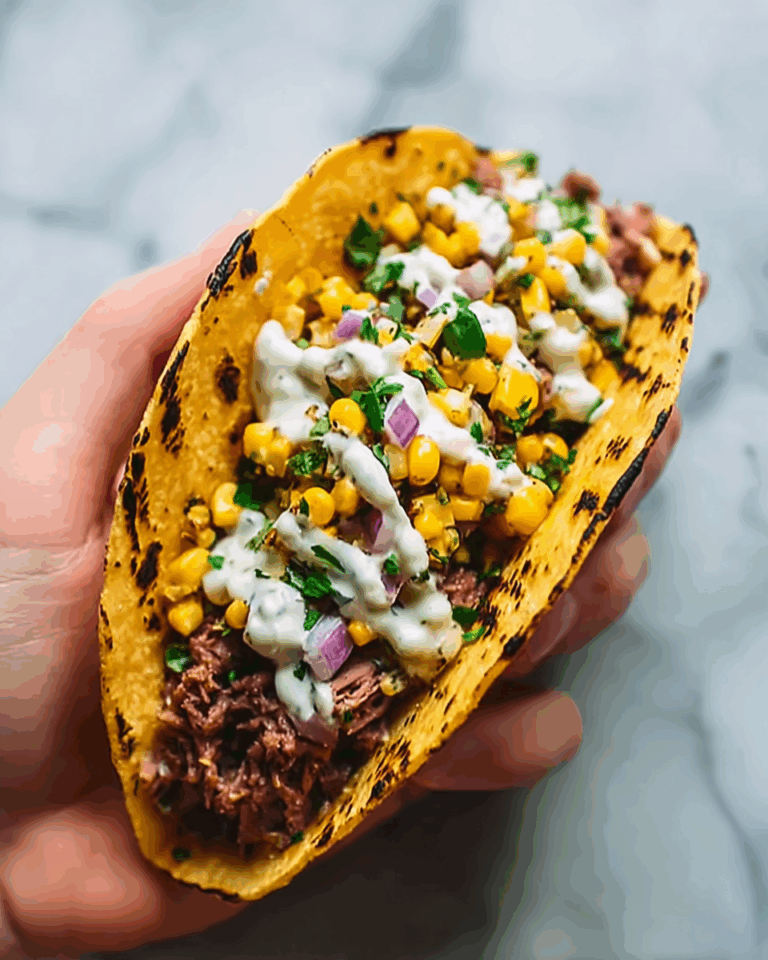 Grilled Steak Elote Tacos Recipe