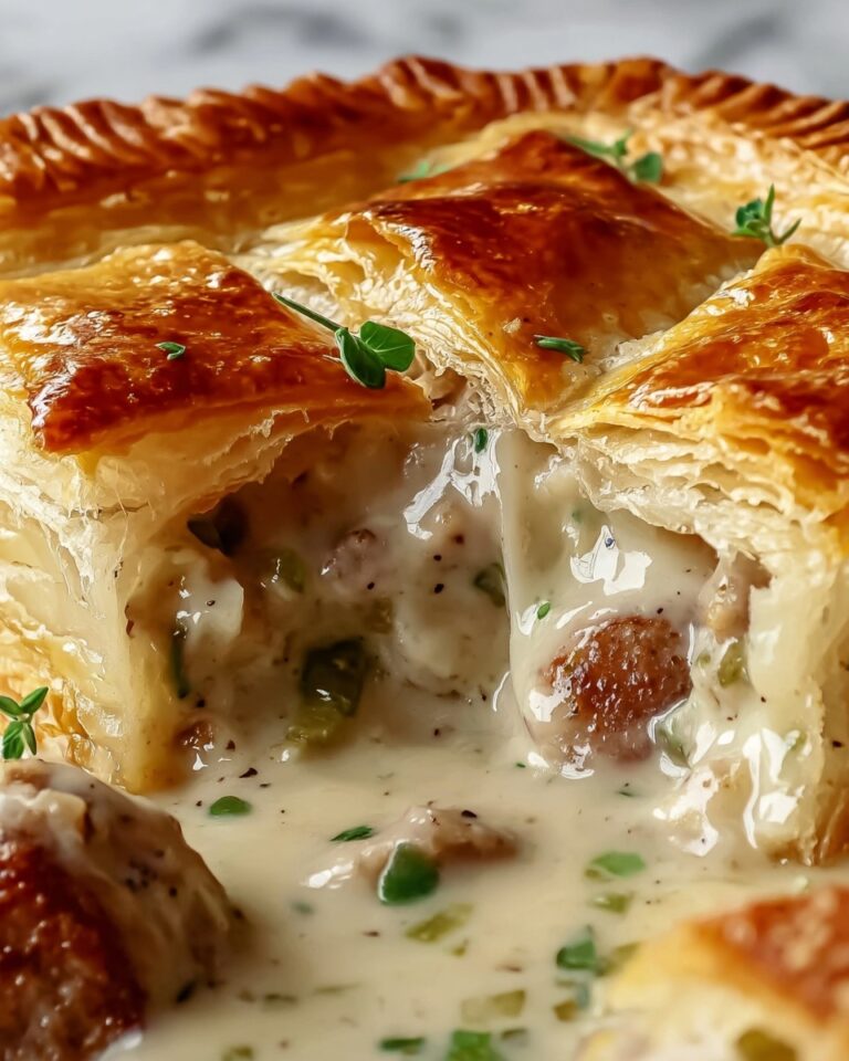 Sausage Gravy Puff Pie Recipe
