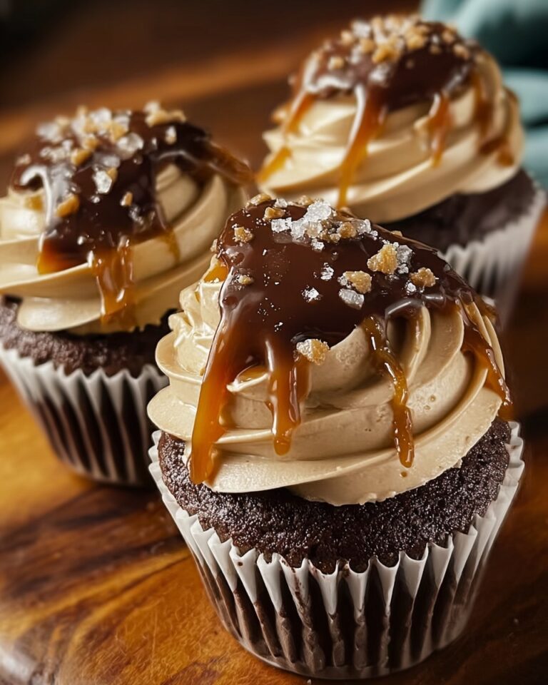 Salted Caramel Chocolate Cupcakes Recipe