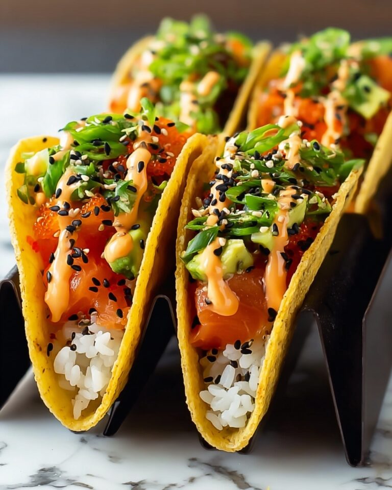 Spicy Tuna Sushi Tacos Recipe