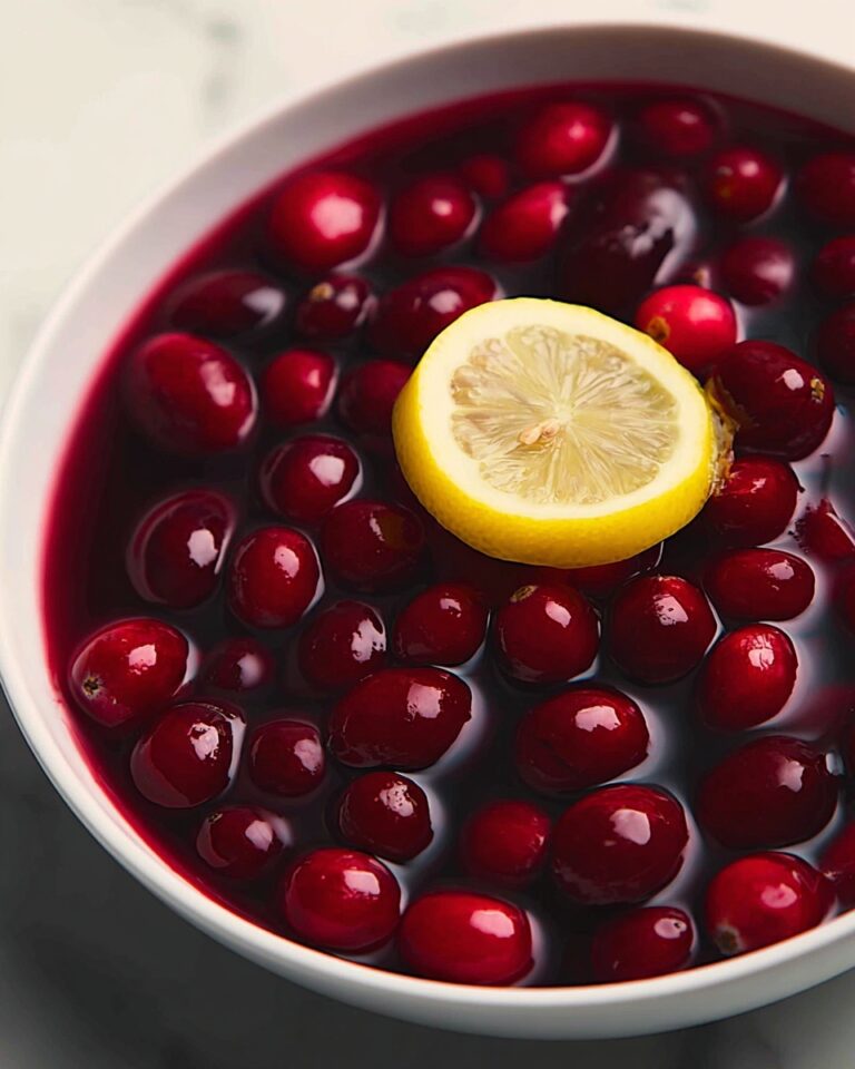 Lemon-Kissed Cranberries Recipe