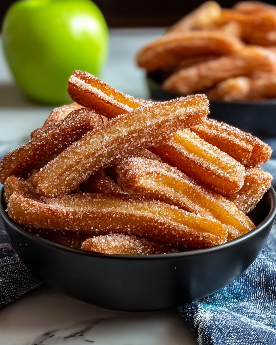 Crispy Air Fryer Apple Fries Recipe - Recipe Image
