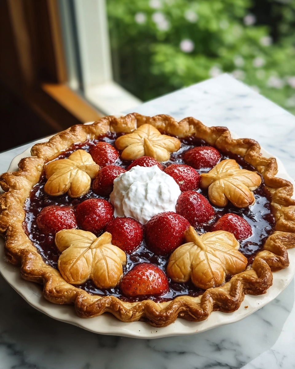 Strawberry Rhubarb Pie: A Sweet and Tart Classic Recipe - Recipe Image