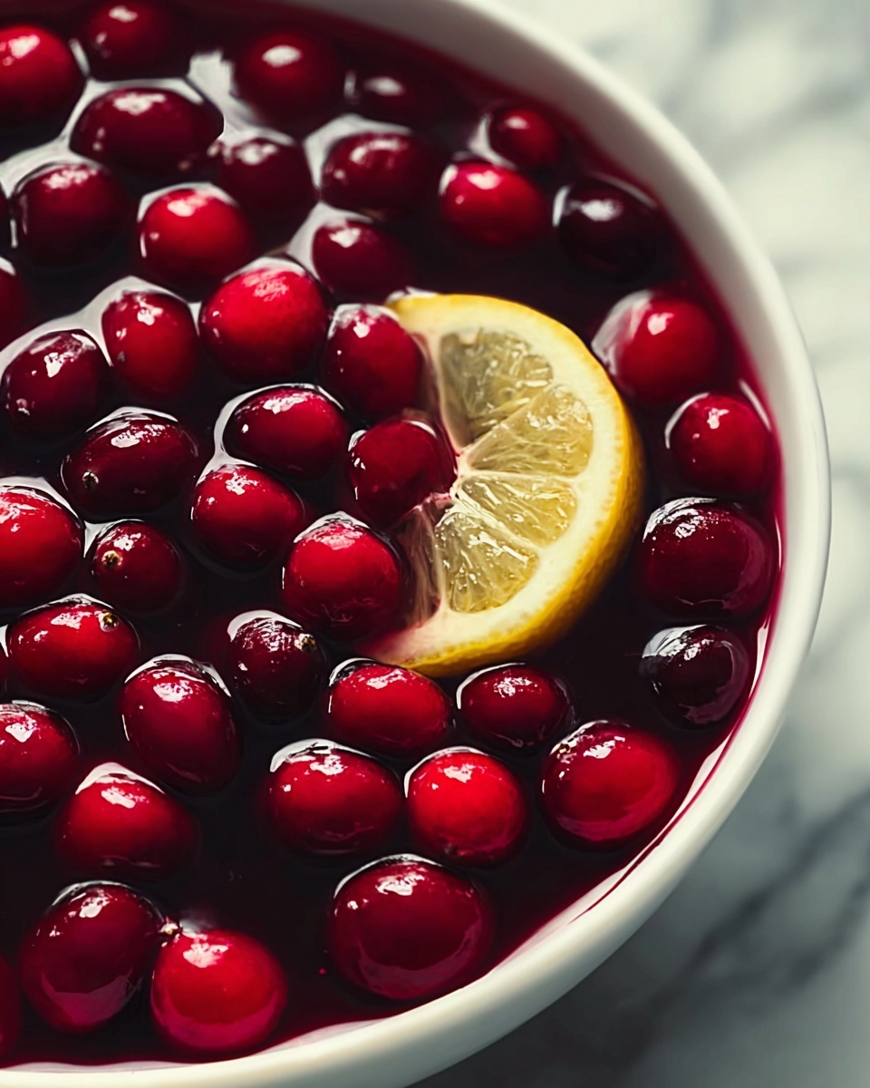 Lemon-Kissed Cranberries Recipe - Recipe Image