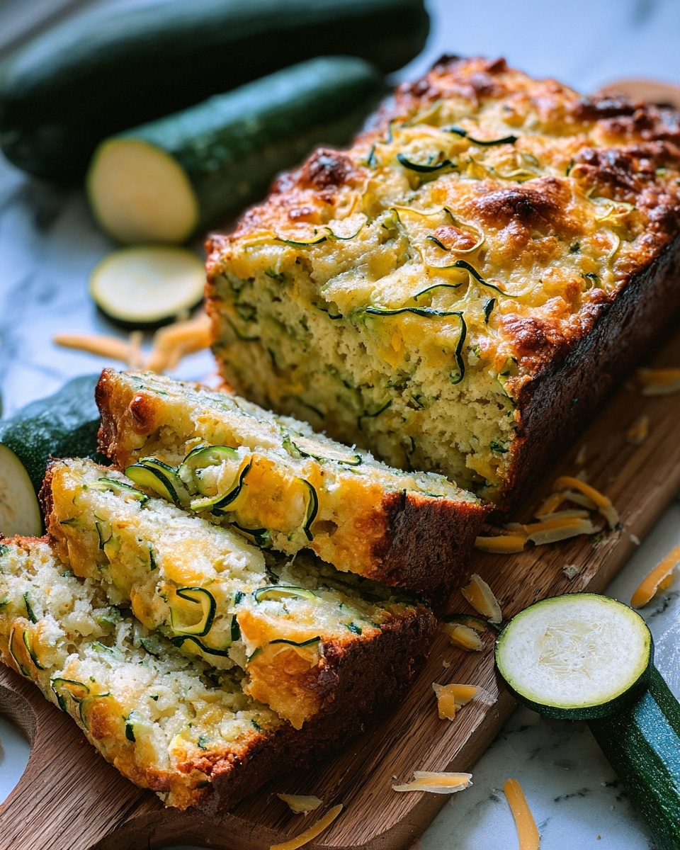 Zucchini Cheese Bread Recipe - Recipe Image