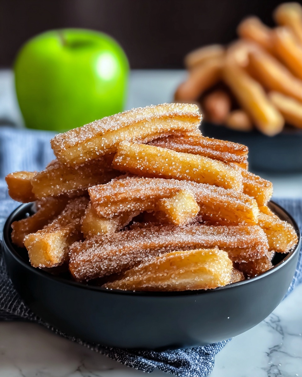 Crispy Air Fryer Apple Fries Recipe - Recipe Image