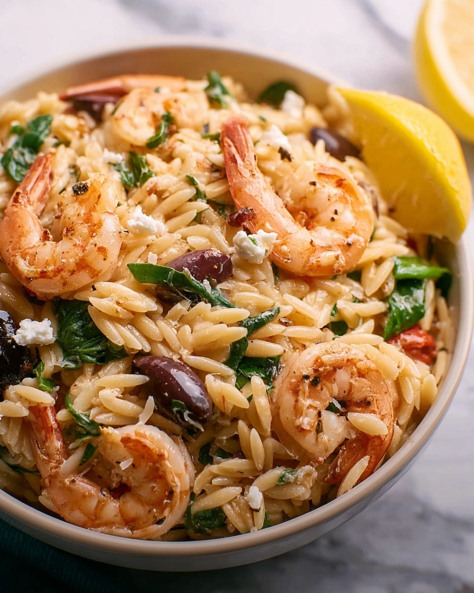 Lemon Shrimp Orzo Recipe - Recipe Image