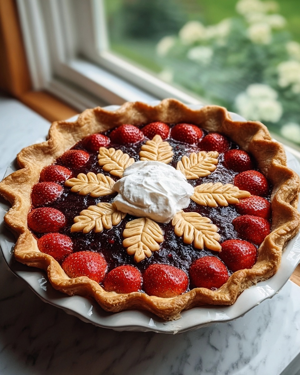 Strawberry Rhubarb Pie: A Sweet and Tart Classic Recipe - Recipe Image